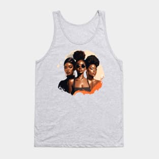 Melanin Drippin' Sistas Tank Top